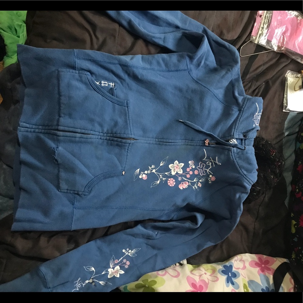 Fox Racing zip up hoodie